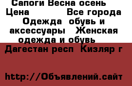 Сапоги Весна осень  › Цена ­ 1 700 - Все города Одежда, обувь и аксессуары » Женская одежда и обувь   . Дагестан респ.,Кизляр г.